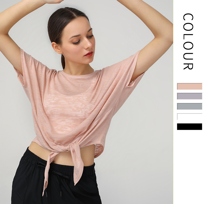 Áo Thun Thể Thao Tay Ngắn Thiết Kế Mới Chất Liệu Thấm Hút Khô Thoáng Nhanh Chóng