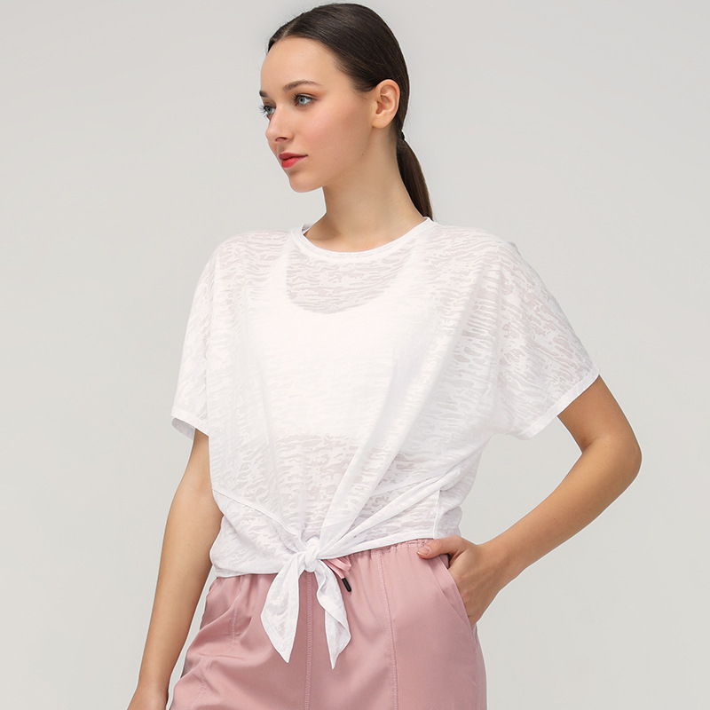 Áo Thun Thể Thao Tay Ngắn Thiết Kế Mới Chất Liệu Thấm Hút Khô Thoáng Nhanh Chóng