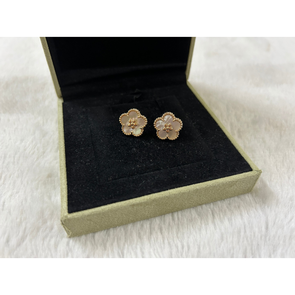 Bông Tai Bạc 925 Hình Cỏ Bốn Lá Thời Trang Và Đơn Giản