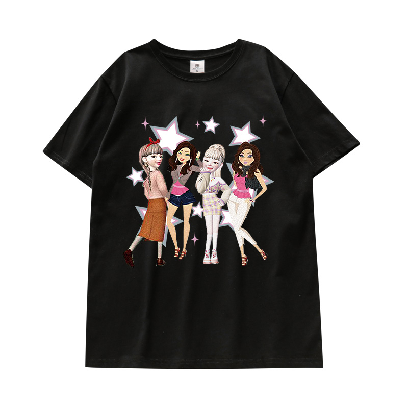 Áo Thun Tay Ngắn Dáng Rộng In Chữ Phong Cách retro Mỹ Độc Đáo Thời Trang Cho Nữ