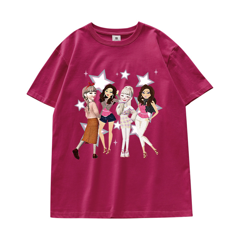 Áo Thun Tay Ngắn Dáng Rộng In Chữ Phong Cách retro Mỹ Độc Đáo Thời Trang Cho Nữ