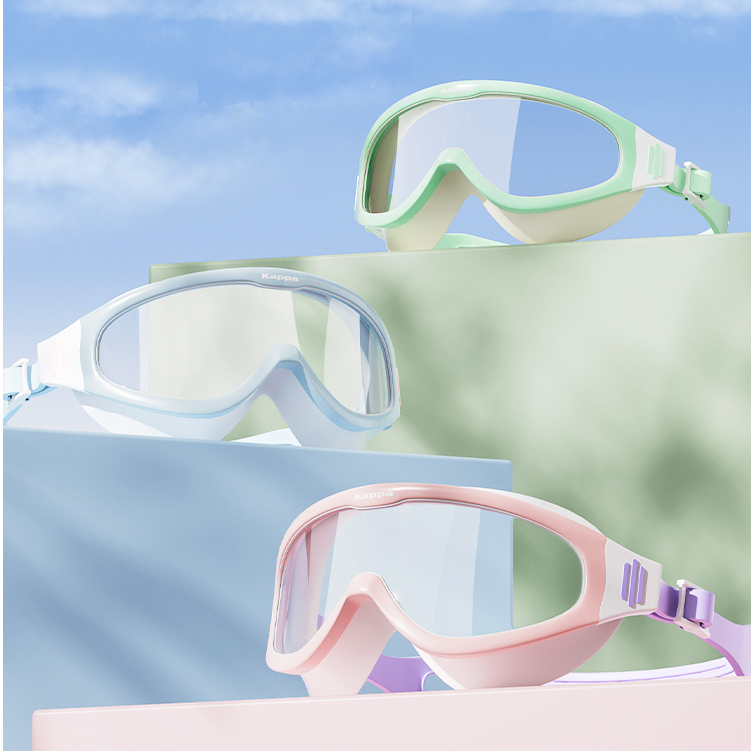 Kính Bơi Kappa Gọng Lớn Chống Sương Mù Cho Nam Nữ