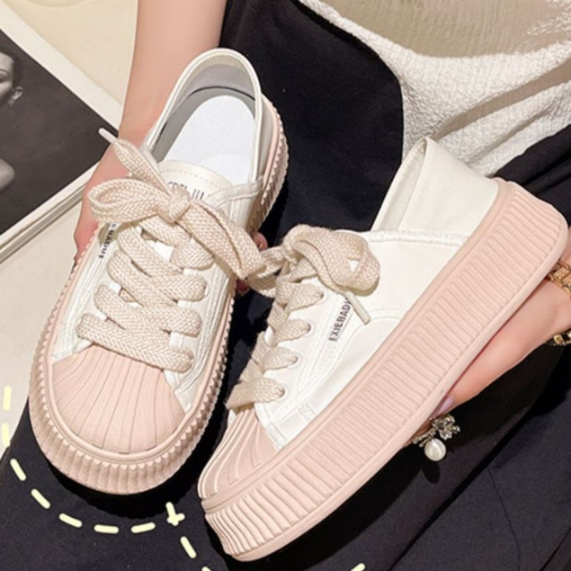 Giày Thể Thao Đế Dày Mũi Vỏ Sò Thời Trang Năng Động Dành Cho Nữ SHIZHIBAO Niscuits 2023