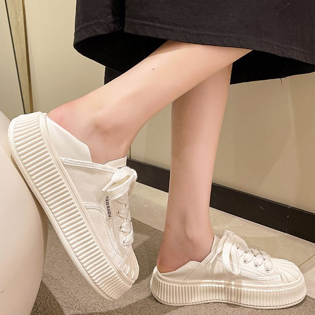 Giày Thể Thao Đế Dày Mũi Vỏ Sò Thời Trang Năng Động Dành Cho Nữ SHIZHIBAO Niscuits 2023