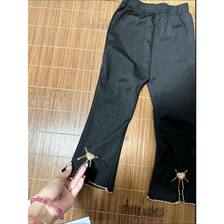 ~ 2023 Quần Dài Mỏng Phong Cách Thời Trang Mới Hợp Xu Hướng Cho Bé Gái