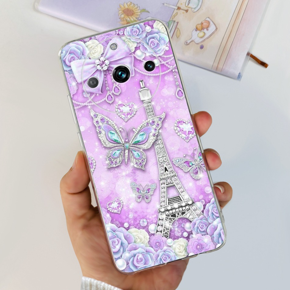 Ốp Điện Thoại Silicon TPU Mềm Hình Khủng Long / Mèo Cho Realme 11 Pro RMX3770 / 11 Pro + RMX3740 5G 2023