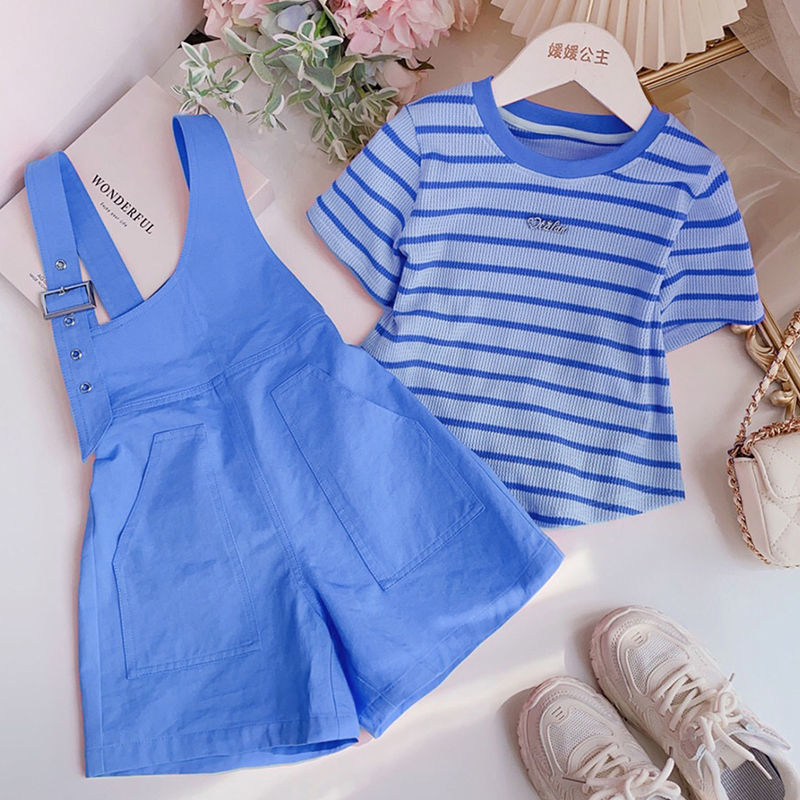 Bộ Quần Áo Thời Trang Mùa Hè Phong Cách Trung Hoa Dành Cho Bé Gái 3-14 Tuổi