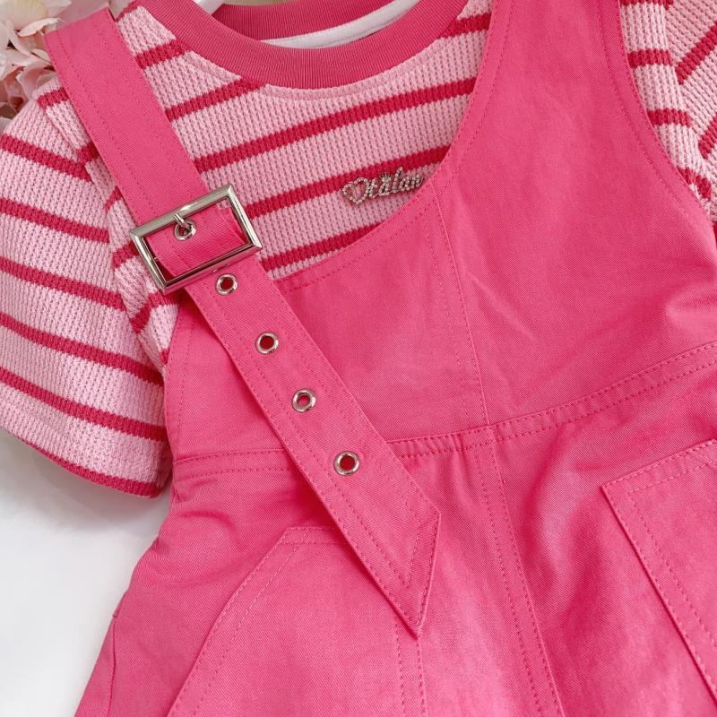 Bộ Quần Áo Thời Trang Mùa Hè Phong Cách Trung Hoa Dành Cho Bé Gái 3-14 Tuổi