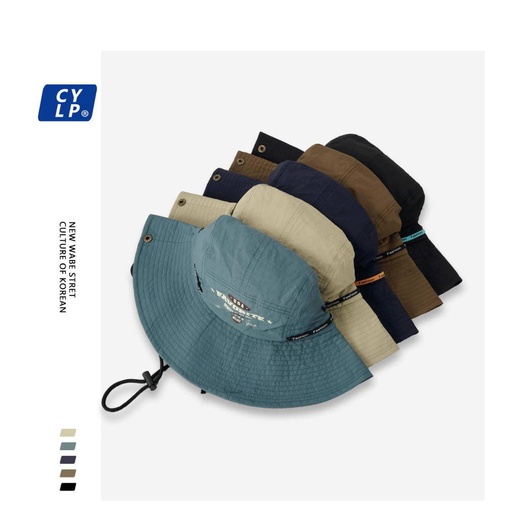 Nón Tai Bèo Vành Rộng Thoáng Khí Nhanh Khô Thời Trang Đường Phố Mỹ Cho Nữ