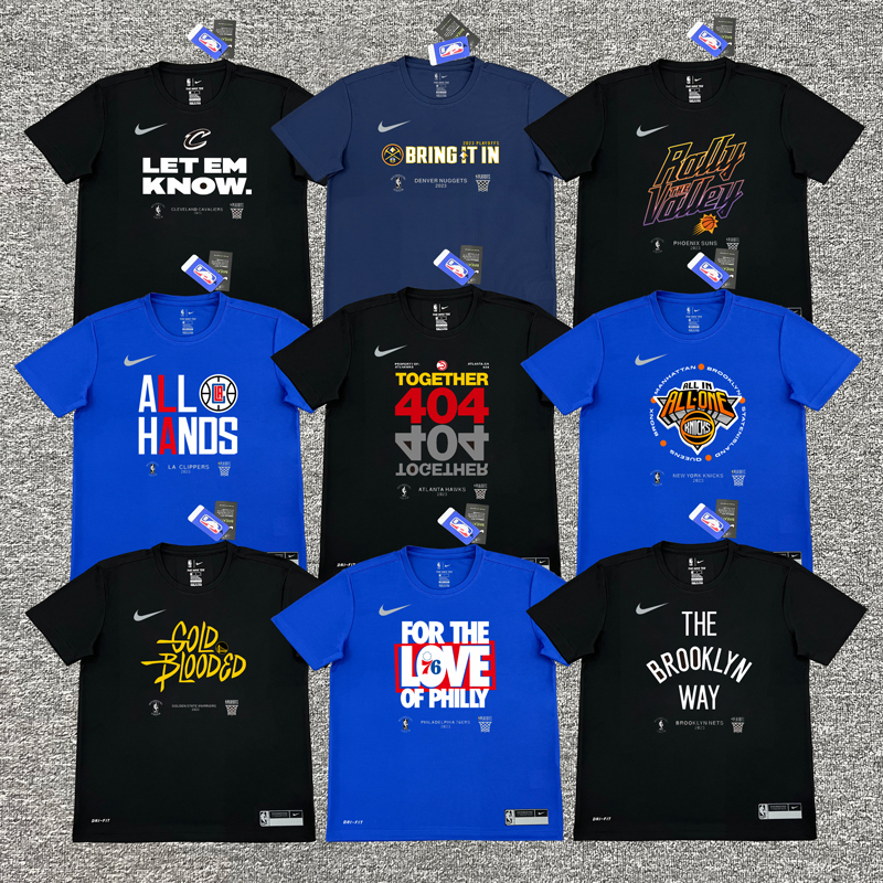 Áo Thun Thể Thao Tay Ngắn NBA 2023 Mau Khô Thoáng Khí Thời Trang Cho Nam