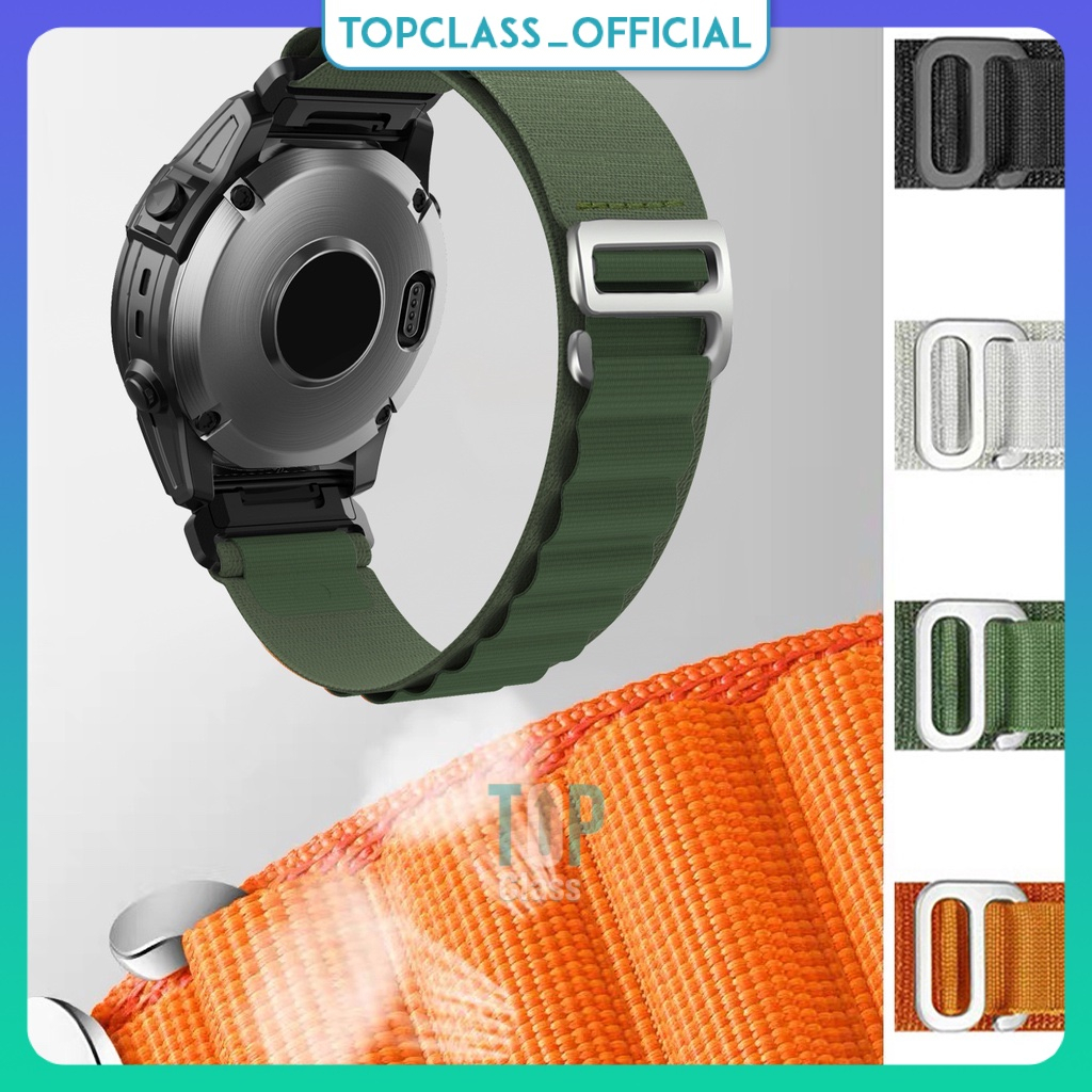 Dây Đeo Nylon 22mm Thay Thế Cho Garmin MARQ Instinct 2 Epix Gen2
