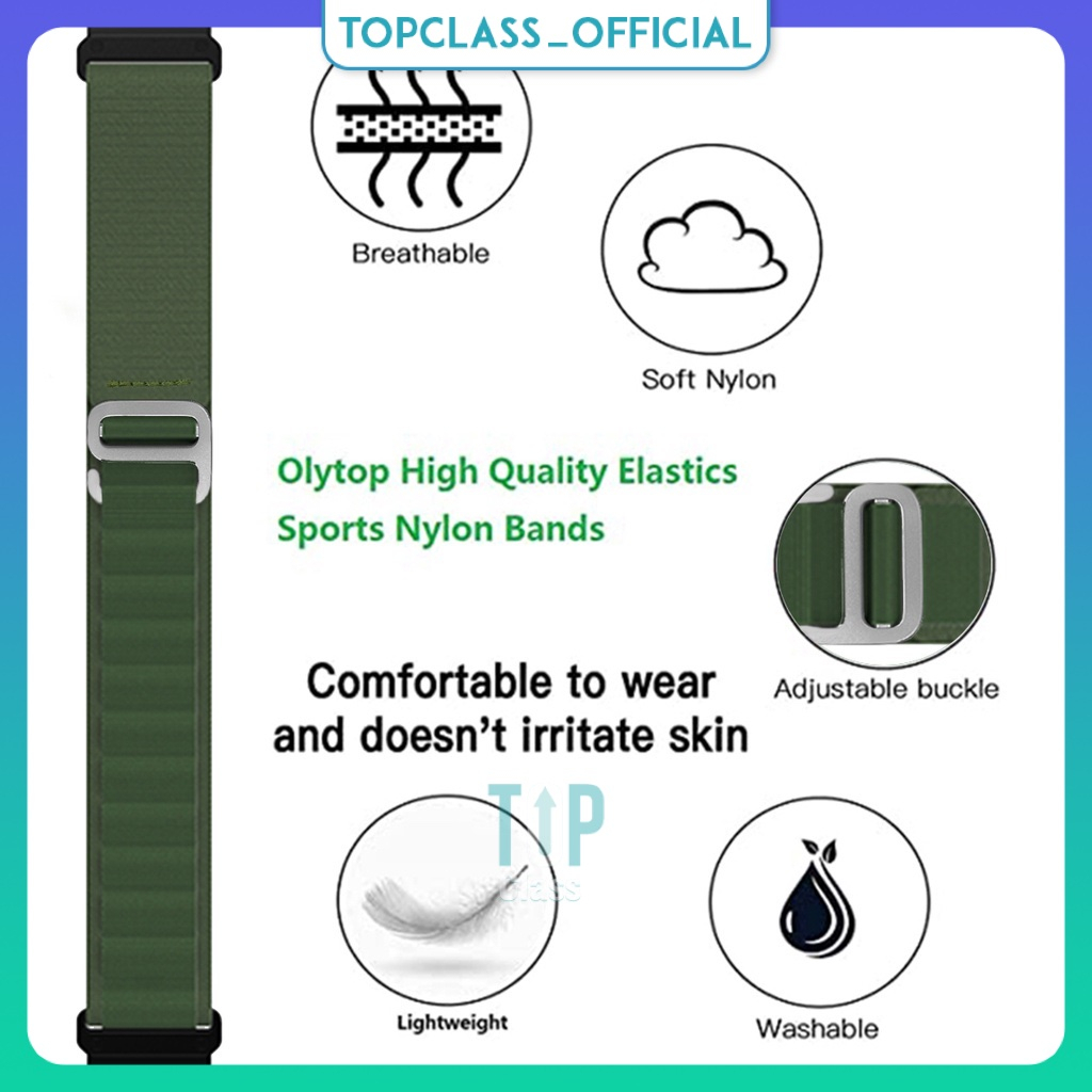 Dây Đeo Nylon 22mm Thay Thế Cho Garmin MARQ Instinct 2 Epix Gen2