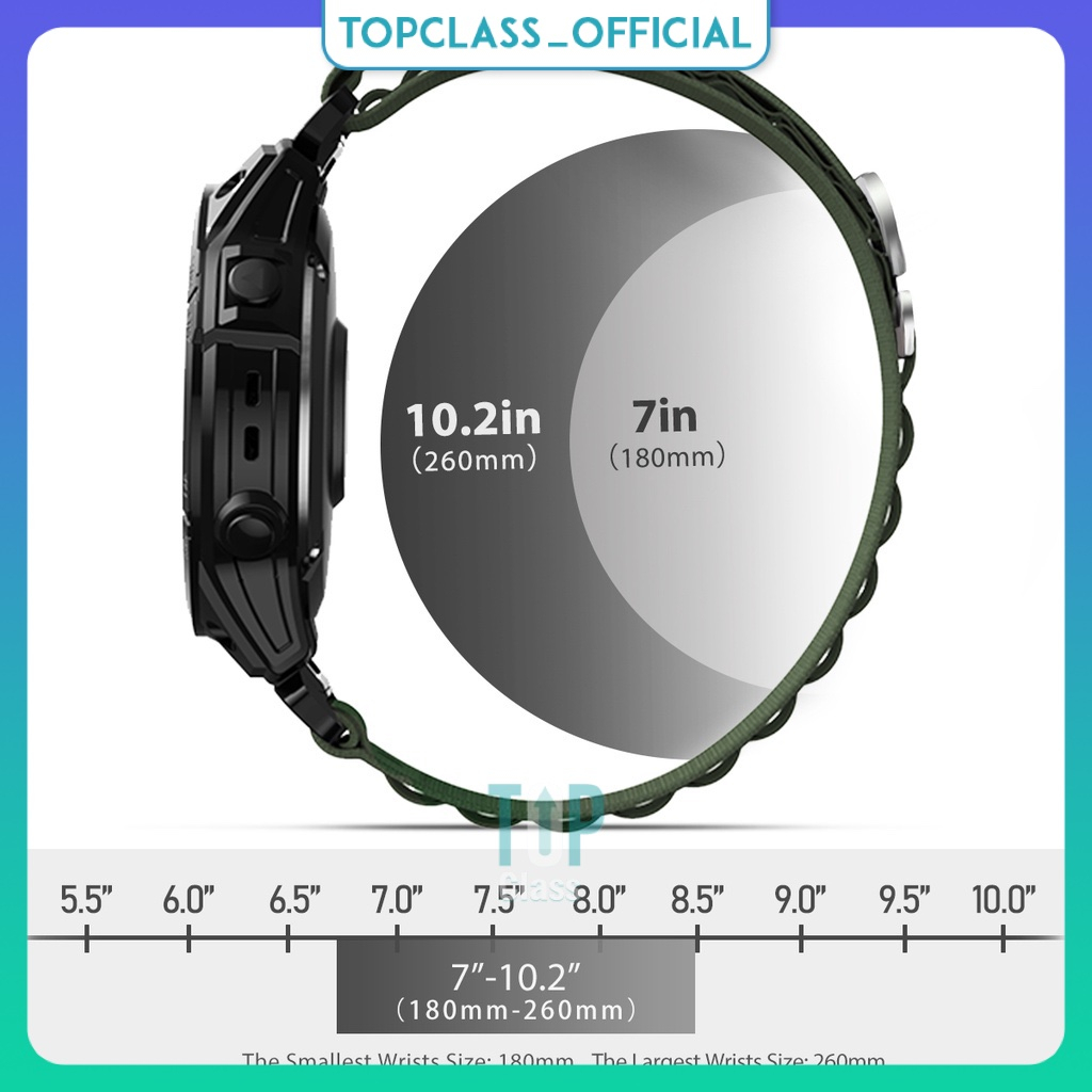 Dây Đeo Nylon 22mm Thay Thế Cho Garmin MARQ Instinct 2 Epix Gen2
