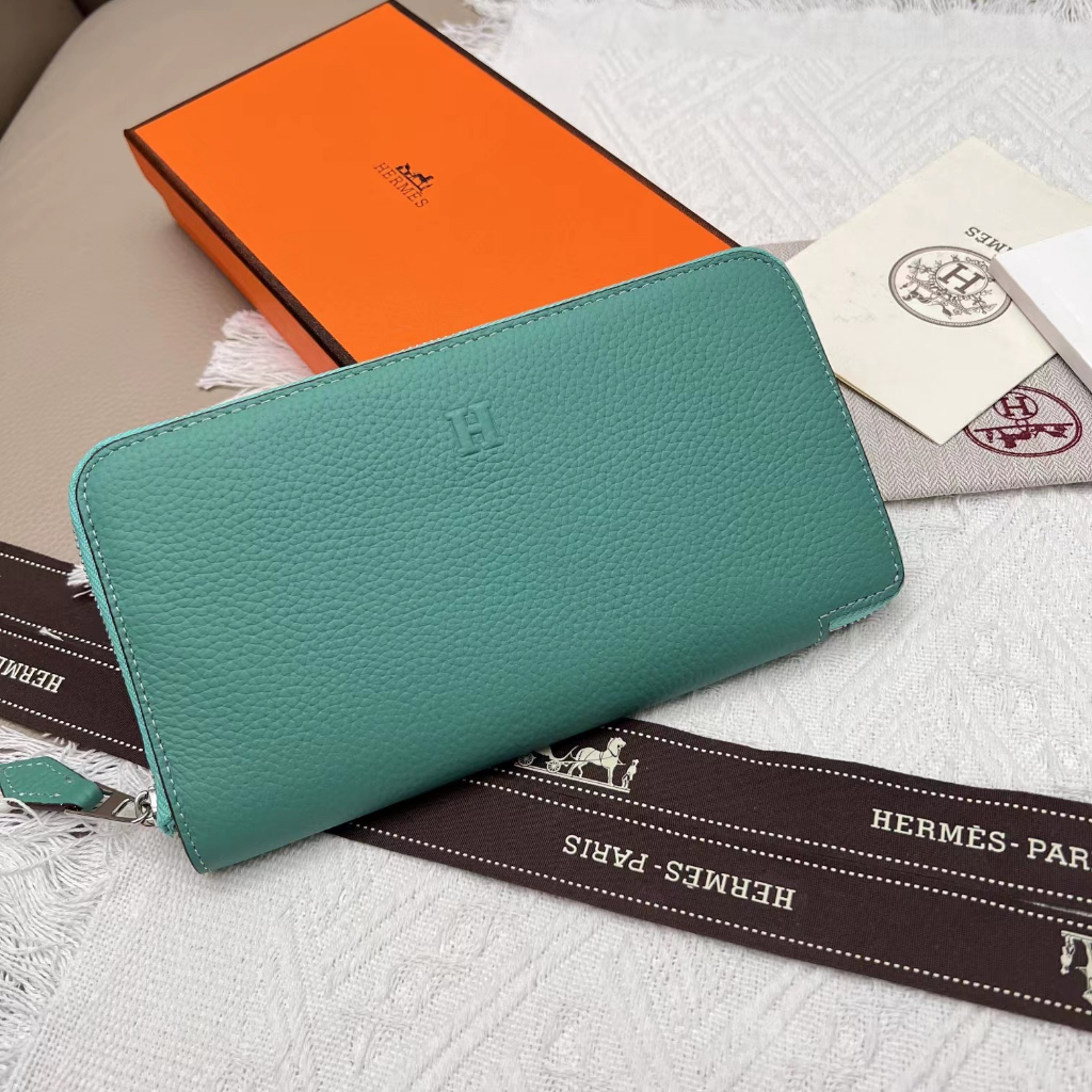 Chuẩn bị giao hàng, Ví gốc Hermes Constance. Bao Da Điện Thoại Dạng Ví Có Khóa Kéo Thời Trang Cho Iphone Ốp