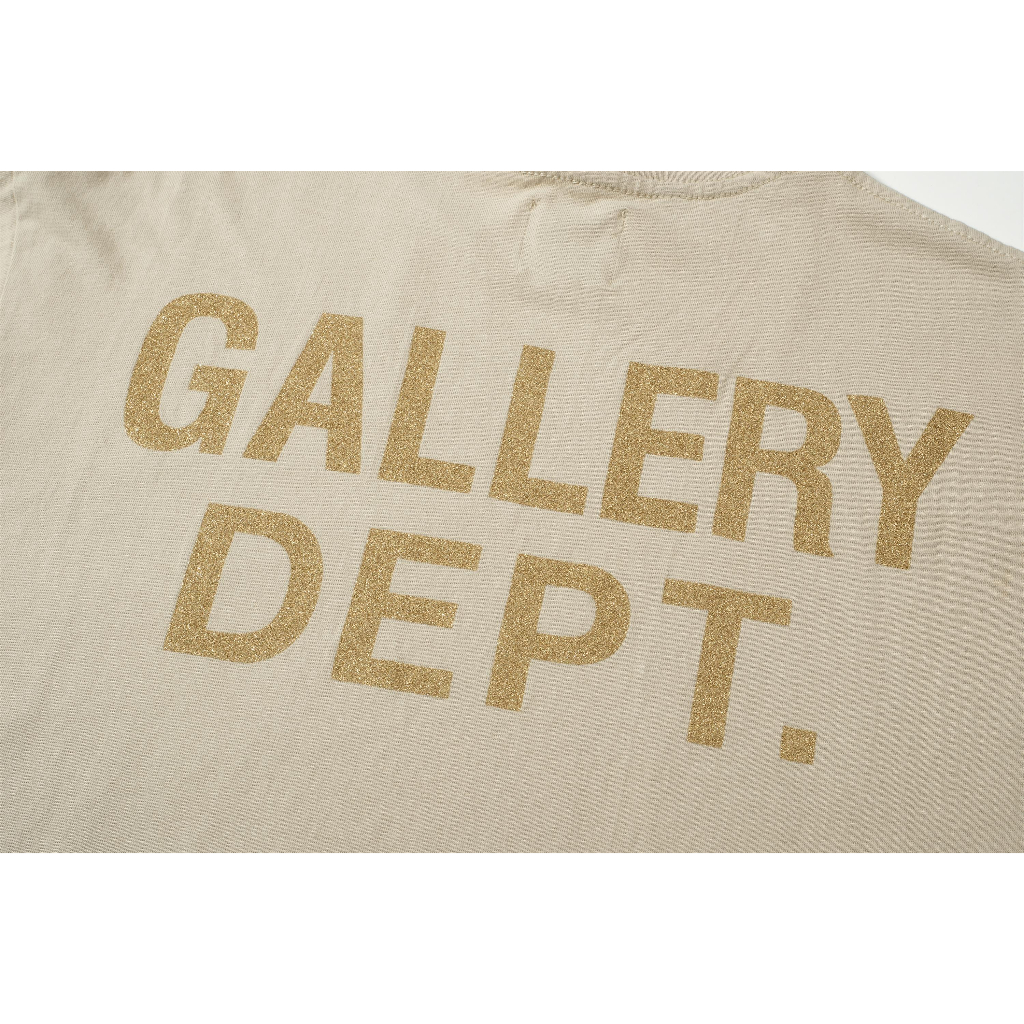 New Fashion Brand GALLERY DEPT Slogan SLEEP APNEA TEE Letter Print Couple Round Neck Loose Short Sleeve T-shirt