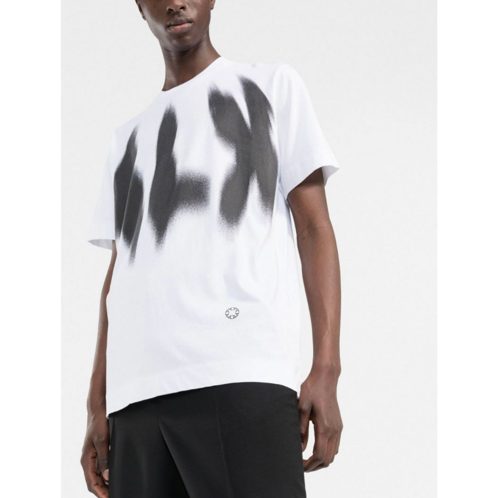 ALYX 1017 9SM Graffiti Inkjet Logo Functional Fashion Brand High Street Couple Casual Loose Short Sleeve T-shirt