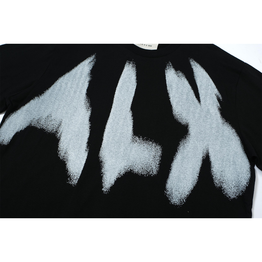 ALYX 1017 9SM Graffiti Inkjet Logo Functional Fashion Brand High Street Couple Casual Loose Short Sleeve T-shirt