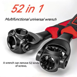 Cờ lê đa năng tiết kiệm nhân công 52 trong 1 Cờ lê ổ cắm đa năng Torx Lục giác Đa chức năng Đầu xoay đa chức năng Cờ lê tự động Sửa chữa cờ lê đa năng