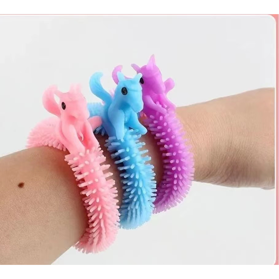 Đồ Chơi HìNh NgựA unicorn TPR lalale Dễ Thương Có Dây Kéo Cho Trẻ Em