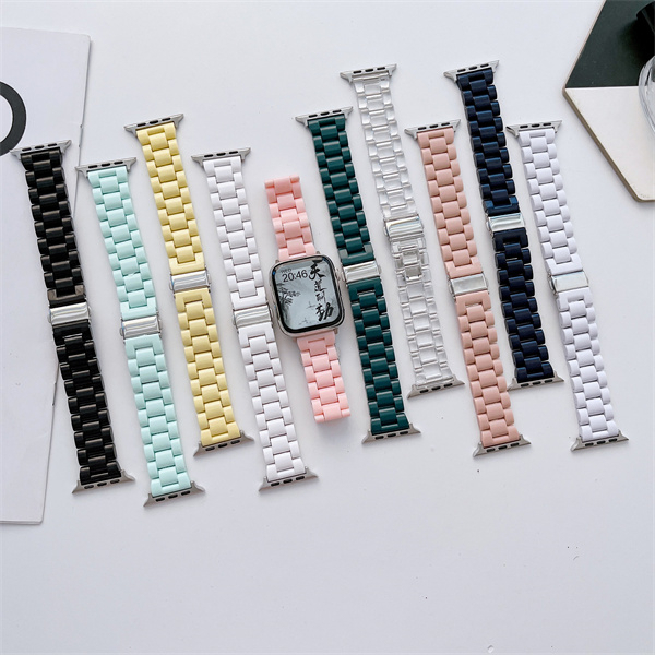 Dây Đeo Thay Thế Bằng Acrylic Cho Đồng Hồ Thông Minh iWatch 7 / 6 / 5 / 4 / 3 / 2 / 1 / SE Generation 38 / 40 / 41 / 42 / 44 / 45