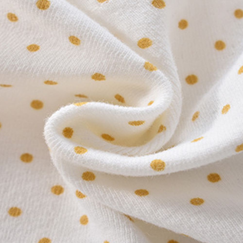 Mũ Cotton Chấm Bi Dễ Thương Cho Bé 0-3 Tháng Tuổi