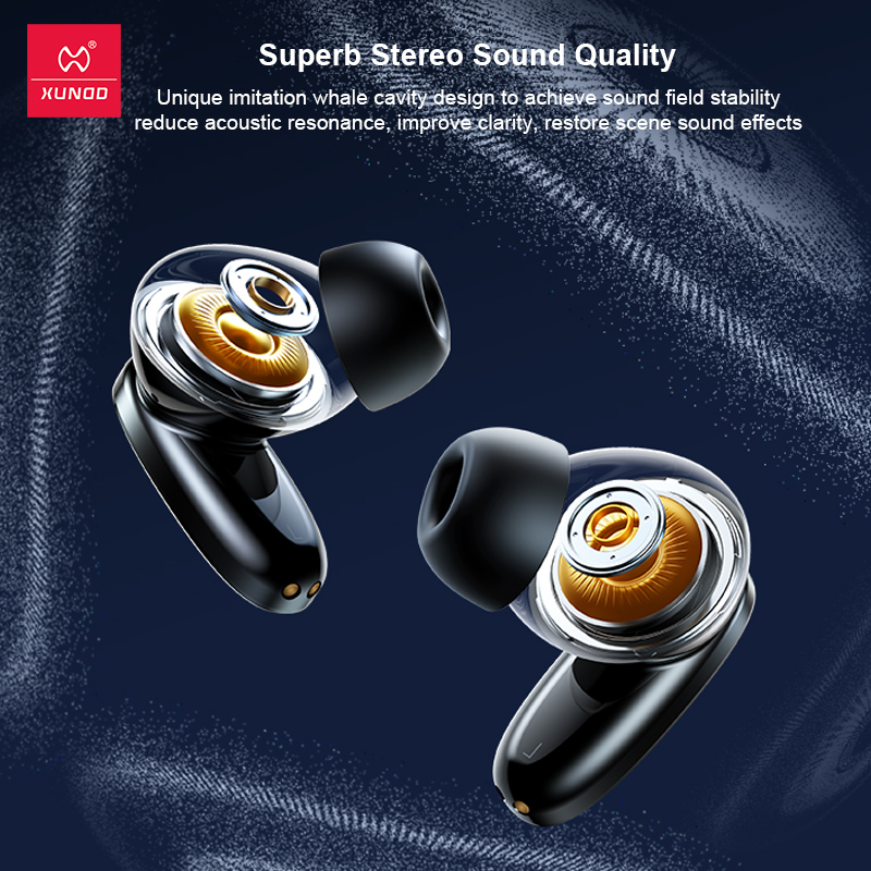 Tai Nghe Bluetooth Không Dây Xundd X21 TWS V5.3 Âm Thanh Bass Chống Nước iPh 11 12 13 14