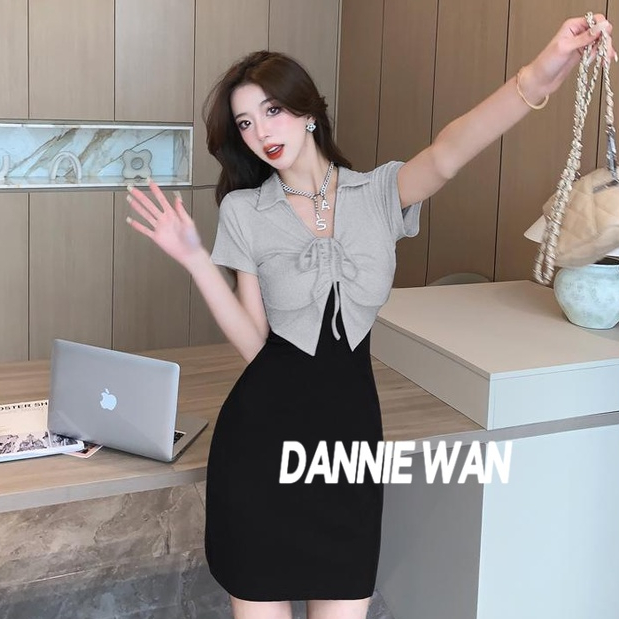DannieWan váy nữ đầm nữ váy thiết kế A29J1CY