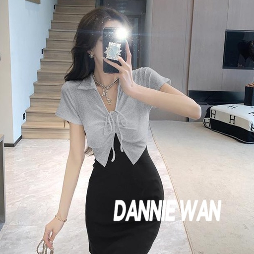 DannieWan váy nữ đầm nữ váy thiết kế A29J1CY