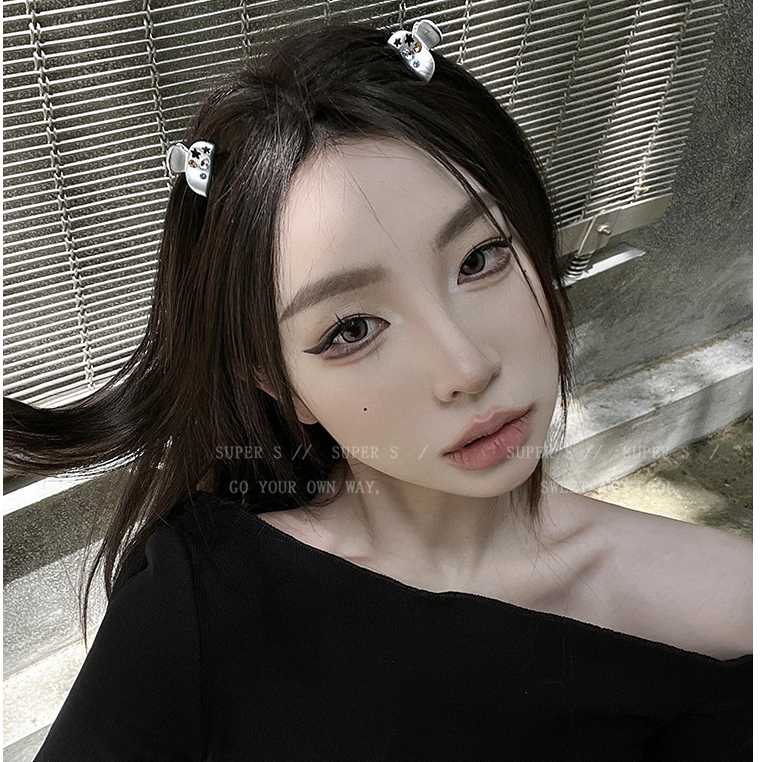 Kẹp Tóc mini Hình Ngôi Sao Nhiều Màu Sắc Đính Đá Zircon Thời Trang Mùa Hè 2023