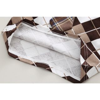 Set Áo Thun POLO Tay Ngắn Và Chân Váy Ngắn Họa Tiết Caro Dễ Thương Cho Bé Gái 1-7 Tuổi