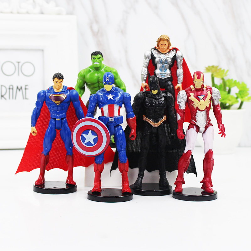DISNEY Mô Hình Nhân Vật Tony Stark Thor Odinson Superman Batman Hulk Captain America Bằng PVC 12 Kiểu Dáng Tùy Chọn