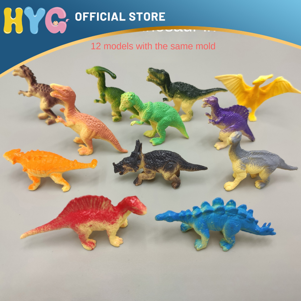 Set 12 Mô Hình Khủng Long Bằng Cao Su Mềm Cho Bé Trai Và Bé Gái