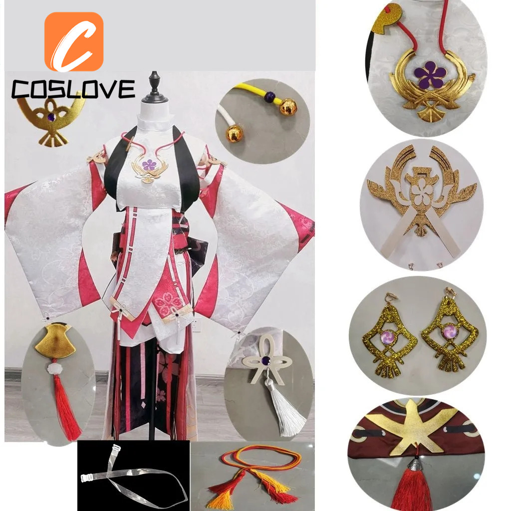 Bộ Trang Phục Hóa Trang Nhân Vật Anime Genshin Va Chạm Yae Miko