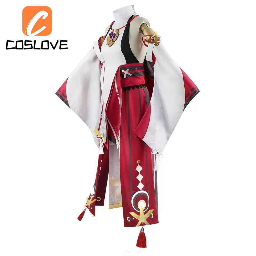 Bộ Trang Phục Hóa Trang Nhân Vật Anime Genshin Va Chạm Yae Miko