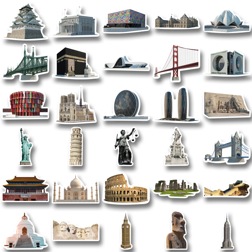 Set 65 Miếng Dán Chống Nước Họa Tiết graffiti Cho laptop / Điện Thoại