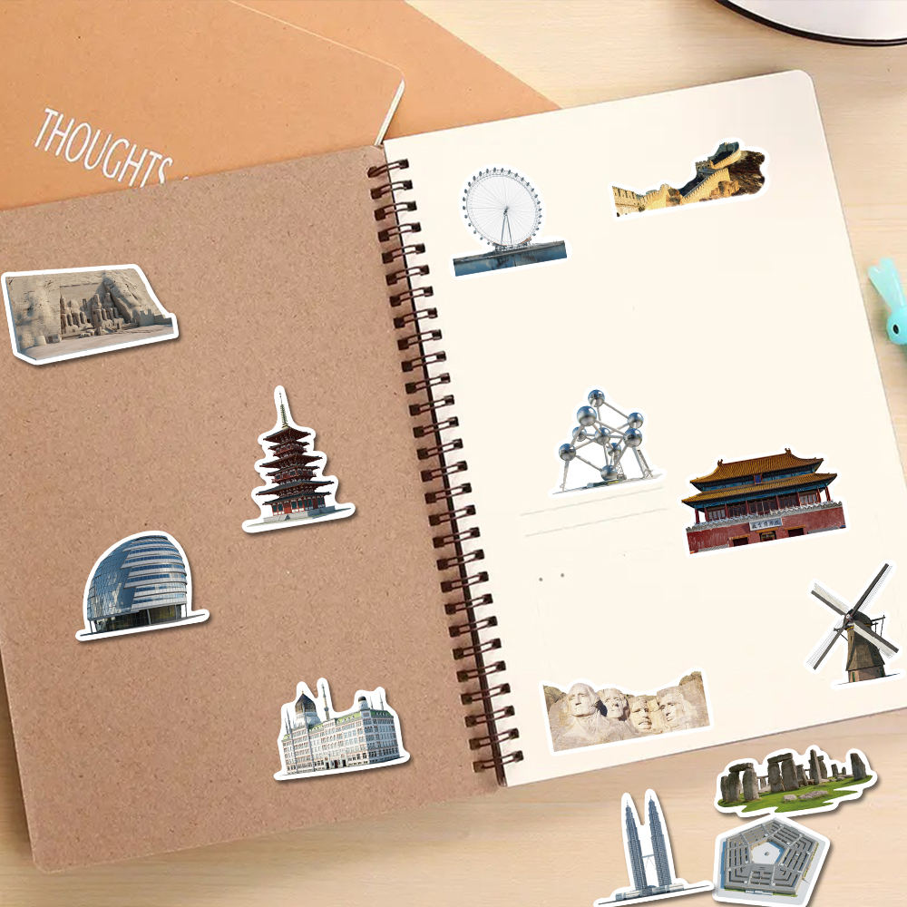 Set 65 Miếng Dán Chống Nước Họa Tiết graffiti Cho laptop / Điện Thoại