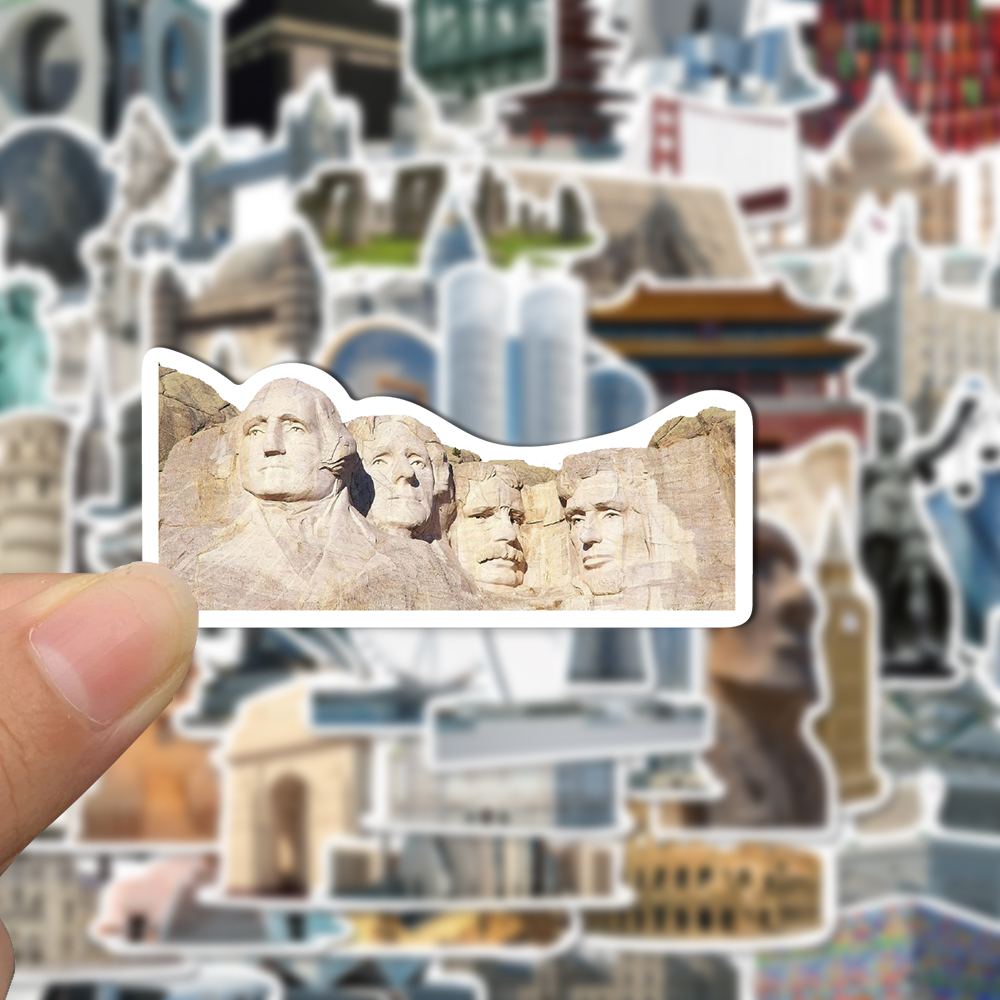 Set 65 Miếng Dán Chống Nước Họa Tiết graffiti Cho laptop / Điện Thoại