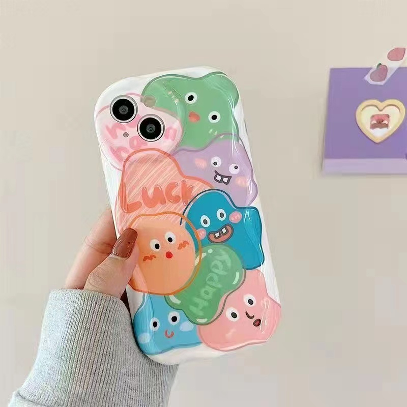 Ốp Điện Thoại Silicon Dẻo In Hình Mặt Cười iPhone 7 / 8 6splus 6 7plus 11 13pro 14 12Promax xr xs max 11Pro max 8plus