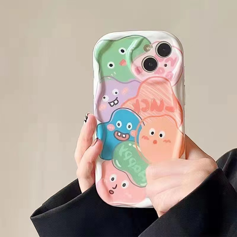 Ốp Điện Thoại Silicon Dẻo In Hình Mặt Cười iPhone 7 / 8 6splus 6 7plus 11 13pro 14 12Promax xr xs max 11Pro max 8plus