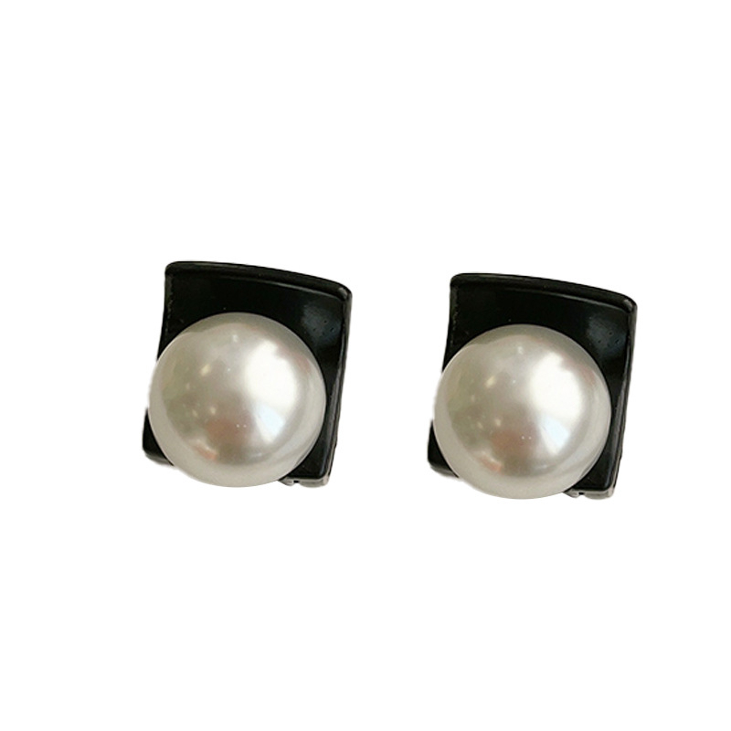 Kẹp Tóc Hình Nơ Đen Thời Trang Hàn Quốc Dành Cho Nữ