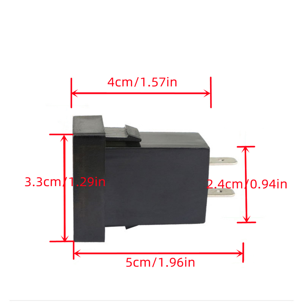 Tẩu Sạc Hai Cổng USB QC3.0 12V-24V Có Đèn LED Hiển Thị Vôn Kế Cho Xe Hơi Toyota