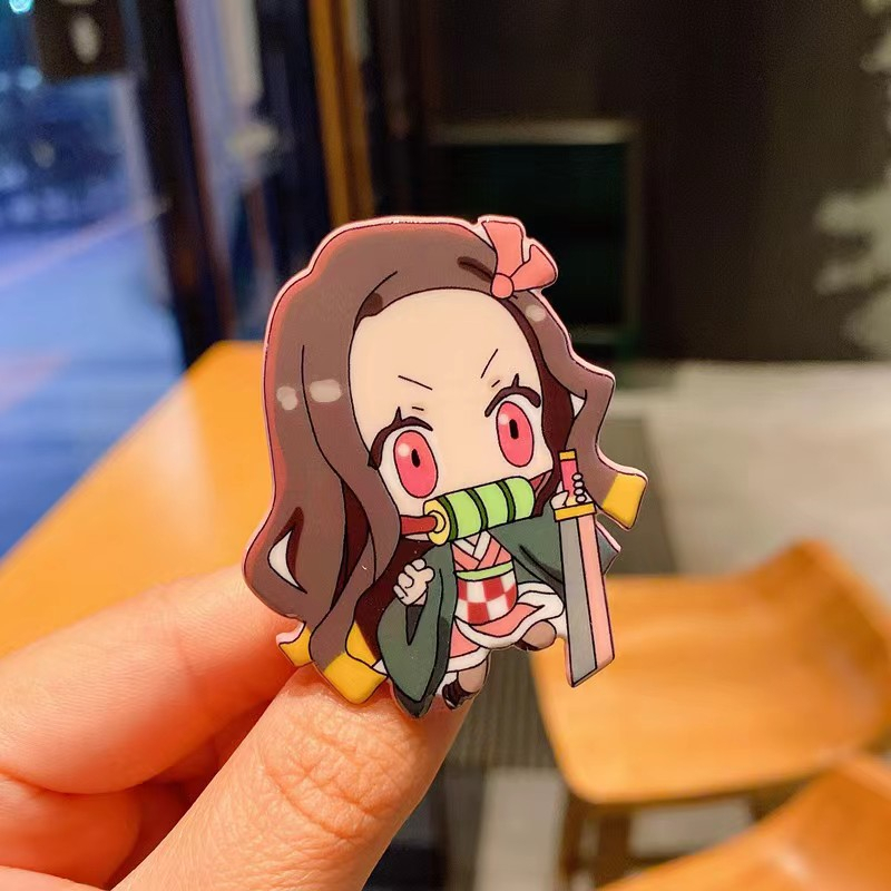 Kẹp Tóc Hai Chiều Họa Tiết Hoạt Hình Anime Nhật Bản Dễ Thương