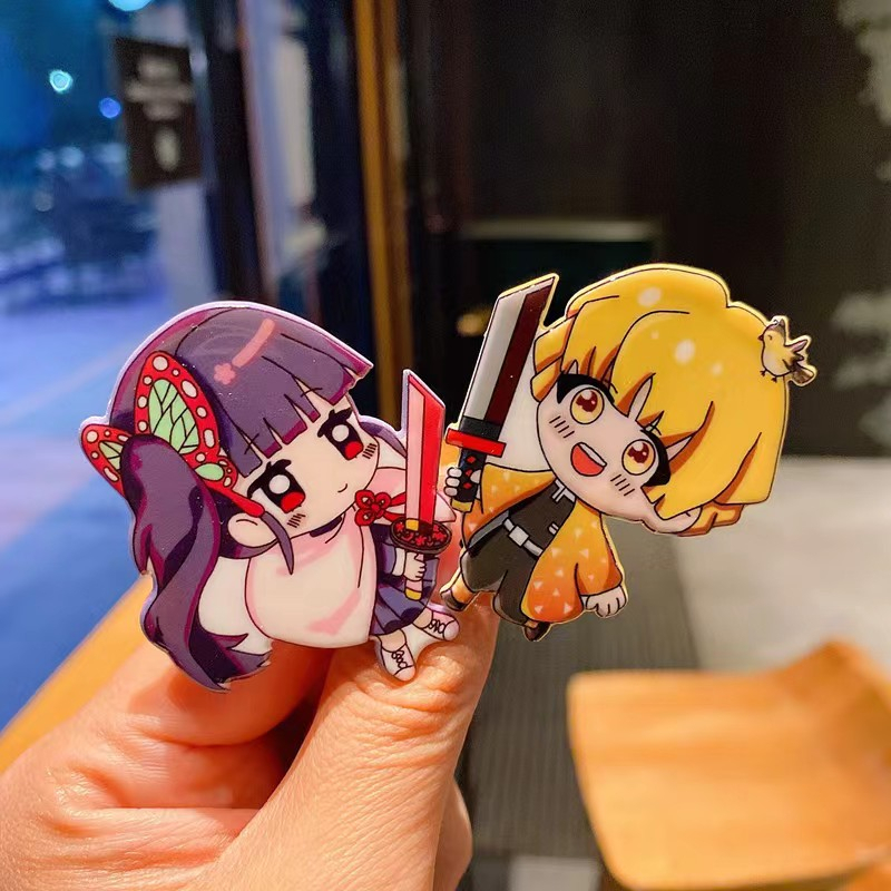 Kẹp Tóc Hai Chiều Họa Tiết Hoạt Hình Anime Nhật Bản Dễ Thương