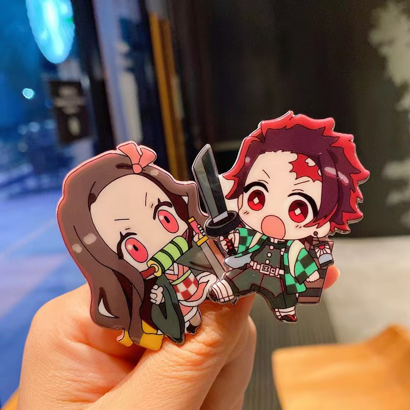 Kẹp Tóc Hai Chiều Họa Tiết Hoạt Hình Anime Nhật Bản Dễ Thương