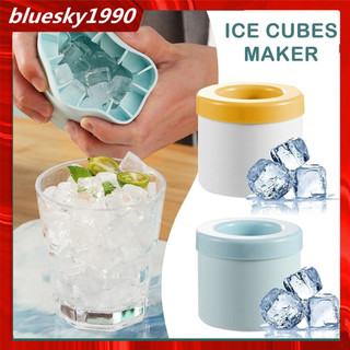 Ice Bucket Cup khuôn đá khối Khay Đá Khuôn nhanh chóng đóng băng Silicone Ice Maker thiết kế sáng tạo Ice Bucket đông lạnh uống Maker