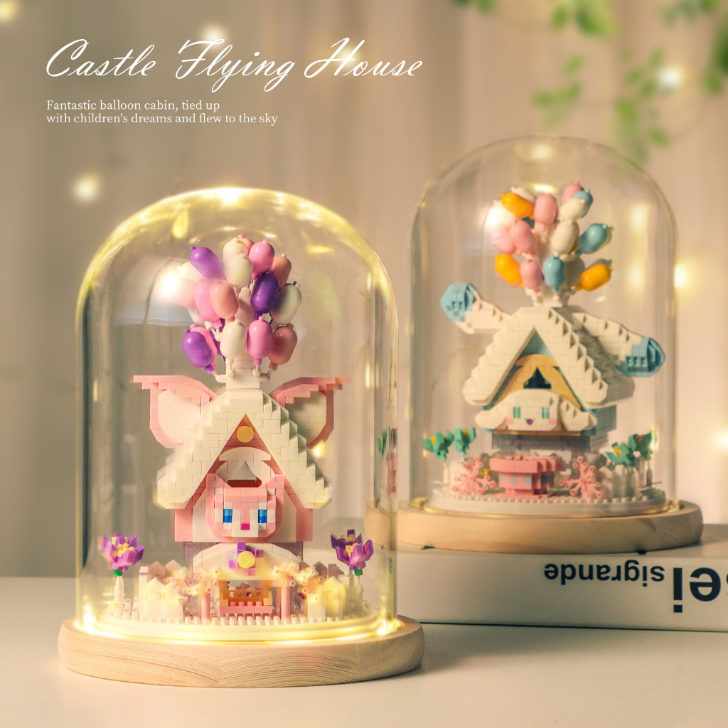 Đồ Chơi Lắp Ráp Khinh Khí Cầu Hình Chú Gấu Disney Dễ Thương Dùng Làm Quà Tặng Sinh Nhật Cho Bé