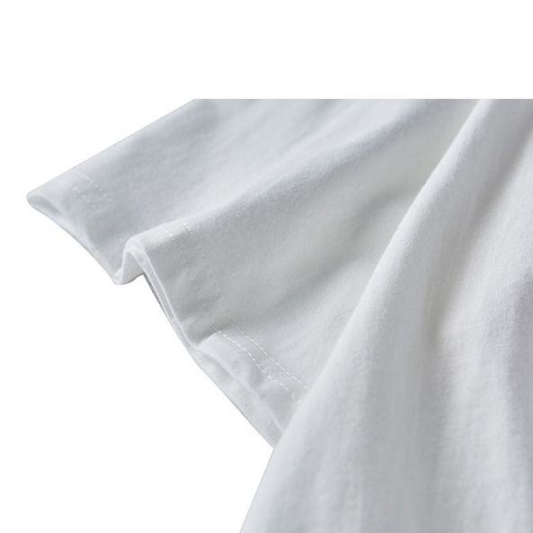 Quần áo ngắn tay nam Quần áo mùa hè được in bằng tiếng Anh HZFMC0910