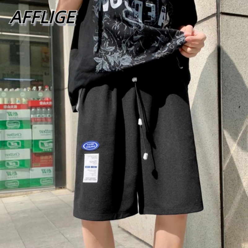 ✦ AFFLIGA ✦Quần Short Thể Thao Màu Sắc Đơn Giản Thời Trang Mùa Hè Cho Nam