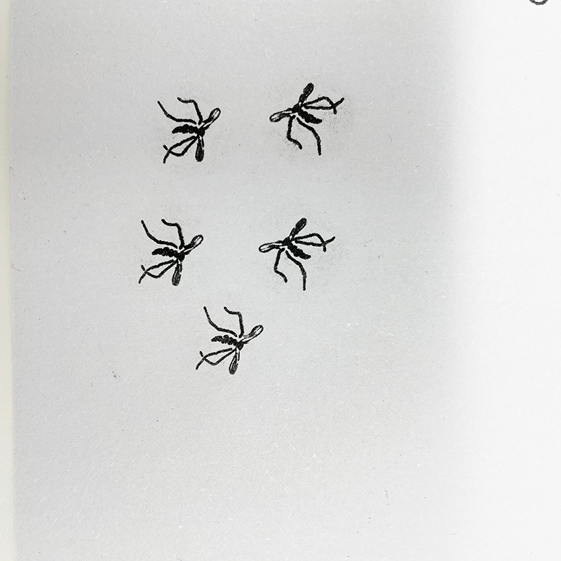 Con Dấu In Hình Muỗi Tự Trang Trí Sổ Tay / Album Ảnh Cho Bé