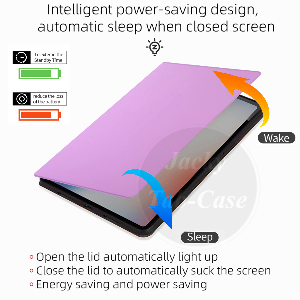 Ốp Lưng Da Gập Cho Lenovo XiaoXin Pad 2022 / Tab M10 Plus 3rd Gen  TB125FU TB128FU TB128XU